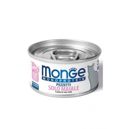 Pâtée pour chat Monoprotein Porc 24X80g