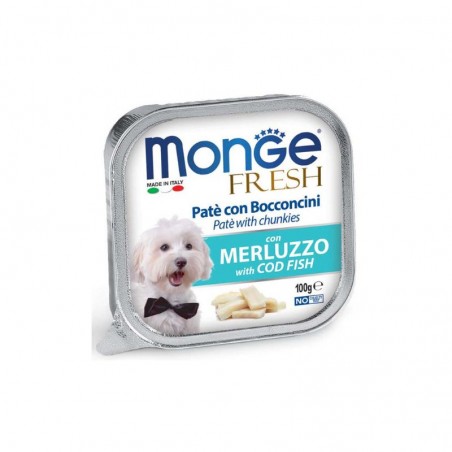 Fresh Morue 100 g Monge pâtée pour chien à l'unité